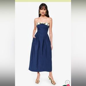 Fanm Mon x Couper EXCLUSIVE navy Lorr dress